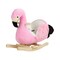 Rocking Horse - Plush Flamingo Ride On Toys With Seat And Handles - Wooden Rocking Horse For Kids 18 Months And Up -